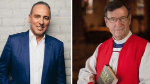 Pastor Brian Houston of Hillsong and Anglican Archbiship of Sydney Glenn Davies