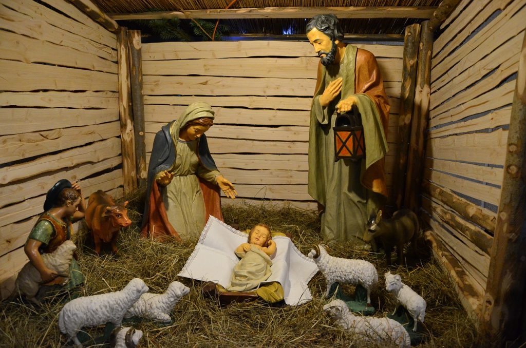 The birth of Jesus Christ