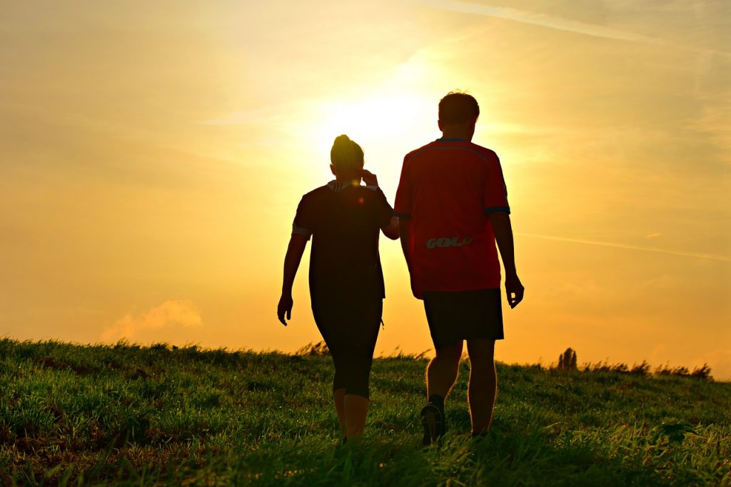 couple walking